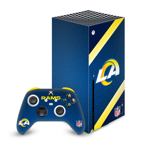 NFL Los Angeles Rams Logo Art Vinyl Sticker Skin Decal Cover for Microsoft Series X Console & Controller