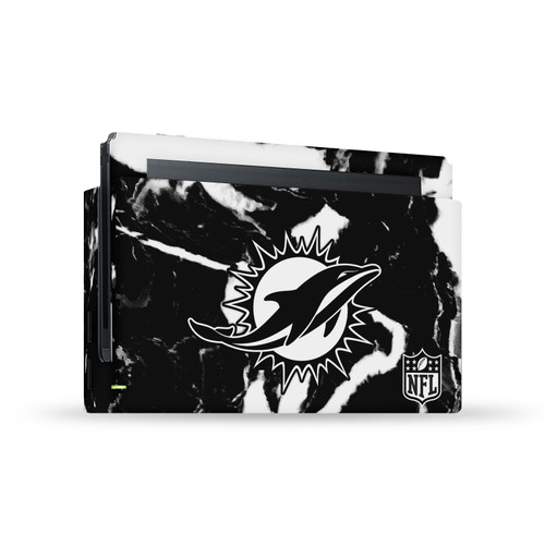 NFL Miami Dolphins Marble Vinyl Sticker Skin Decal Cover for Nintendo Switch Console & Dock