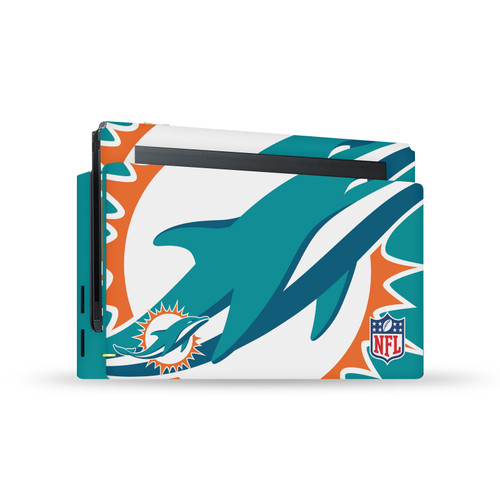 NFL Miami Dolphins Oversize Vinyl Sticker Skin Decal Cover for Nintendo Switch Console & Dock