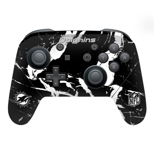 NFL Miami Dolphins Marble Vinyl Sticker Skin Decal Cover for Nintendo Switch Pro Controller
