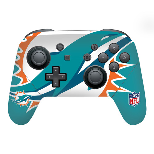 NFL Miami Dolphins Oversize Vinyl Sticker Skin Decal Cover for Nintendo Switch Pro Controller