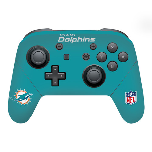 NFL Miami Dolphins Plain Vinyl Sticker Skin Decal Cover for Nintendo Switch Pro Controller