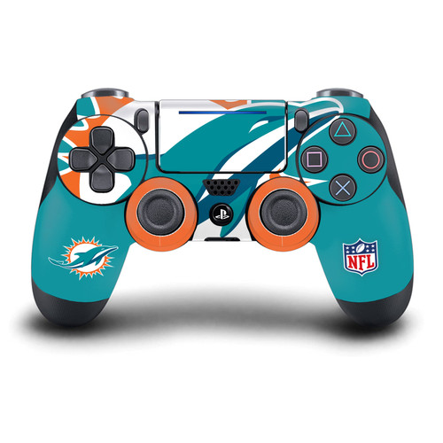 NFL Miami Dolphins Oversize Vinyl Sticker Skin Decal Cover for Sony DualShock 4 Controller