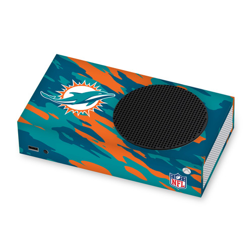 NFL Miami Dolphins Camou Vinyl Sticker Skin Decal Cover for Microsoft Xbox Series S Console