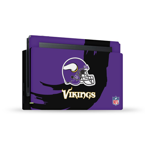NFL Minnesota Vikings Sweep Stroke Vinyl Sticker Skin Decal Cover for Nintendo Switch Console & Dock