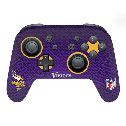 NFL Minnesota Vikings Stripe Vinyl Sticker Skin Decal Cover for Nintendo Switch Pro Controller