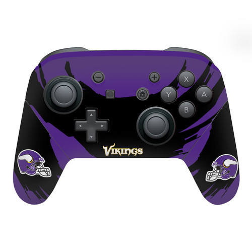 NFL Minnesota Vikings Sweep Stroke Vinyl Sticker Skin Decal Cover for Nintendo Switch Pro Controller