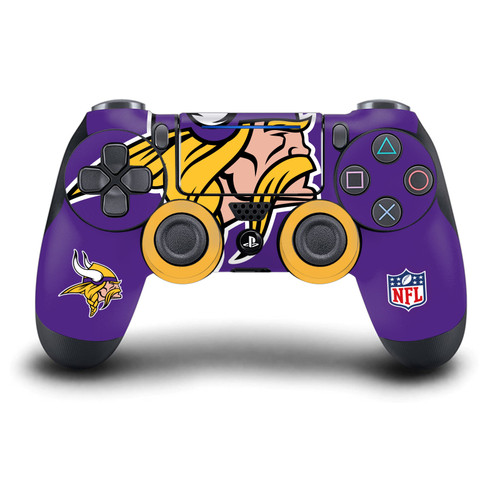 NFL Minnesota Vikings Oversize Vinyl Sticker Skin Decal Cover for Sony DualShock 4 Controller