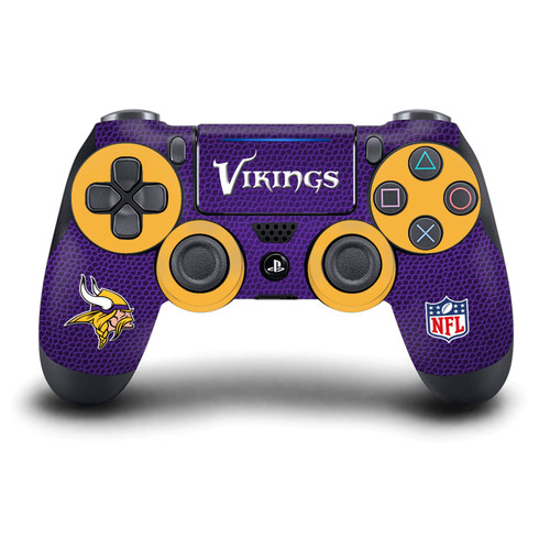 NFL Minnesota Vikings Stripe Vinyl Sticker Skin Decal Cover for Sony DualShock 4 Controller