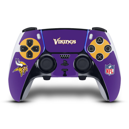 NFL Minnesota Vikings Plain Vinyl Sticker Skin Decal Cover for Sony PS5 DualSense Edge Controller