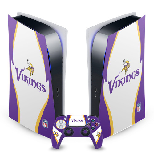 NFL Minnesota Vikings Side Details Vinyl Sticker Skin Decal Cover for Sony PS5 Digital Edition Bundle