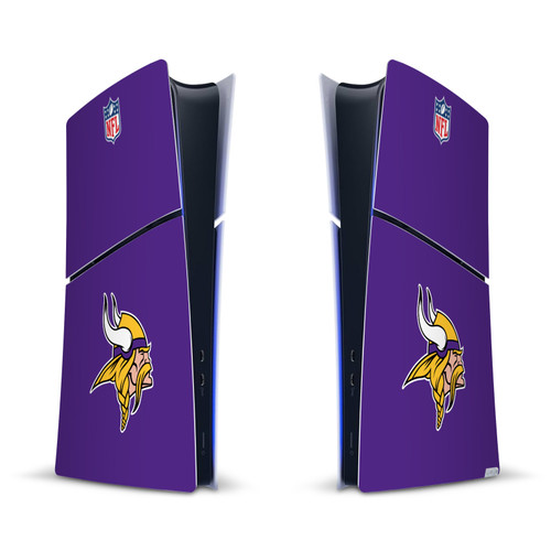 NFL Minnesota Vikings Plain Vinyl Sticker Skin Decal Cover for Sony PS5 Slim Digital Edition Console