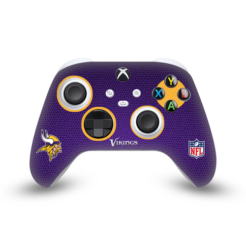 NFL Minnesota Vikings Stripe Vinyl Sticker Skin Decal Cover for Microsoft Xbox Series X / Series S Controller
