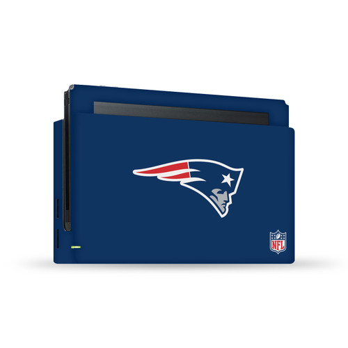 NFL New England Patriots Plain Vinyl Sticker Skin Decal Cover for Nintendo Switch Console & Dock