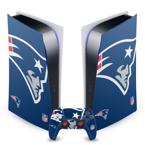 NFL New England Patriots Oversize Vinyl Sticker Skin Decal Cover for Sony PS5 Digital Edition Bundle