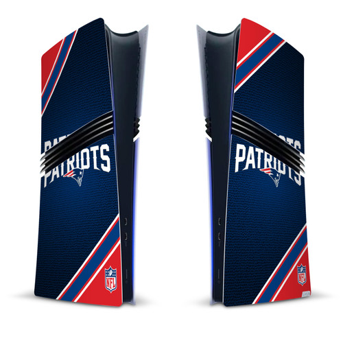 NFL New England Patriots Stripe Vinyl Sticker Skin Decal Cover for Sony PS5 Pro Digital Edition Console