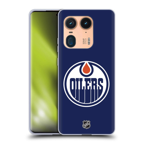 NHL Edmonton Oilers Plain Soft Gel Case for Motorola Edge 50 Ultra/X50 Ultra