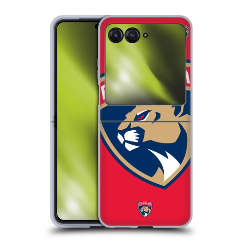 NHL Florida Panthers Oversized Soft Gel Case for Motorola Razr 40 Ultra / Razr+ 2023