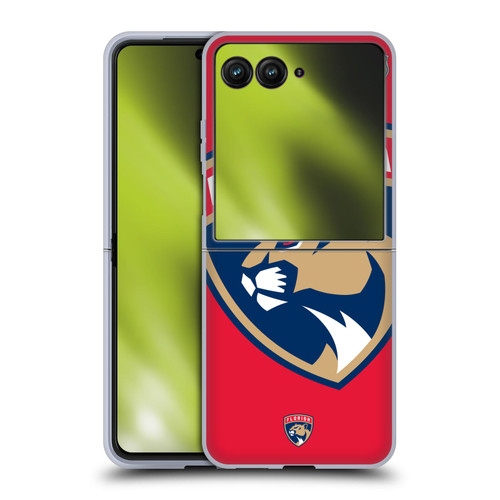 NHL Florida Panthers Oversized Soft Gel Case for Motorola Razr 50 Ultra