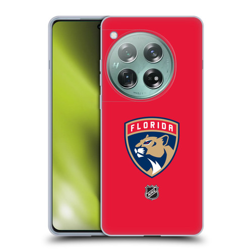 NHL Florida Panthers Plain Soft Gel Case for OnePlus 12
