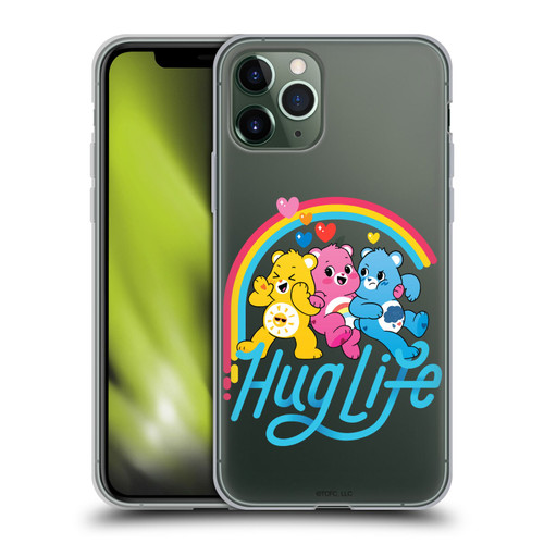 Care Bears Graphics Group Hug Life Soft Gel Case for Apple iPhone 11 Pro