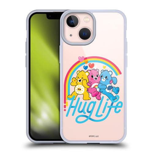 Care Bears Graphics Group Hug Life Soft Gel Case for Apple iPhone 13 Mini