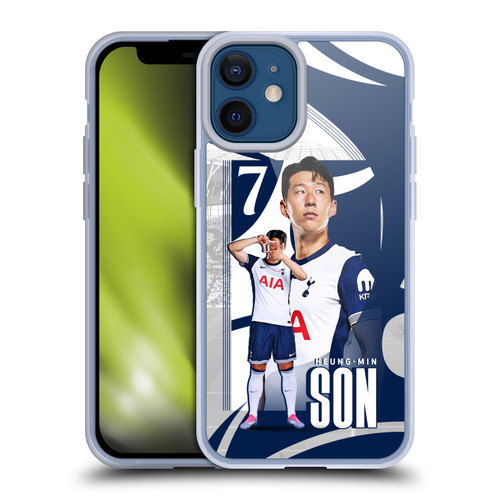 Tottenham Hotspur F.C. 2024/25 First Team Son Heung-Min Soft Gel Case for Apple iPhone 12 Mini