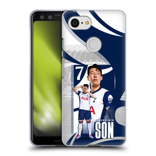Tottenham Hotspur F.C. 2024/25 First Team Son Heung-Min Soft Gel Case for Google Pixel 3