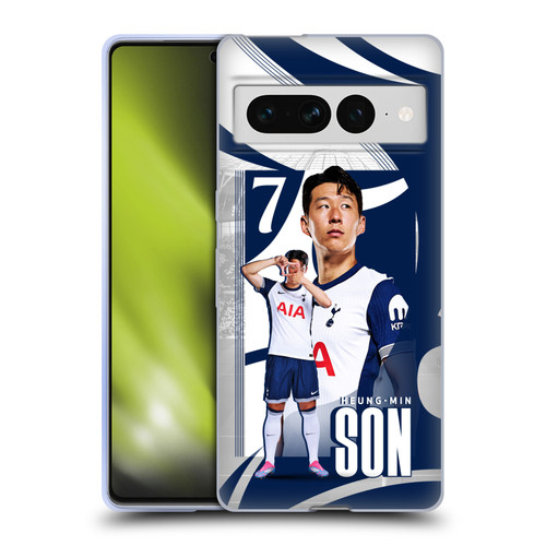 Tottenham Hotspur F.C. 2024/25 First Team Son Heung-Min Soft Gel Case for Google Pixel 7 Pro