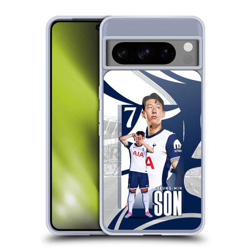 Tottenham Hotspur F.C. 2024/25 First Team Son Heung-Min Soft Gel Case for Google Pixel 8 Pro
