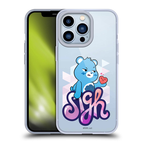 Care Bears Graphics Grumpy Soft Gel Case for Apple iPhone 13 Pro