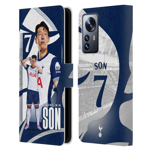 Tottenham Hotspur F.C. 2024/25 First Team Son Heung-Min Leather Book Wallet Case Cover For Xiaomi 12 Pro