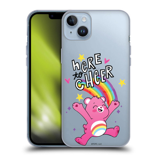 Care Bears Graphics Cheer Soft Gel Case for Apple iPhone 14 Plus