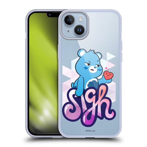 Care Bears Graphics Grumpy Soft Gel Case for Apple iPhone 14 Plus
