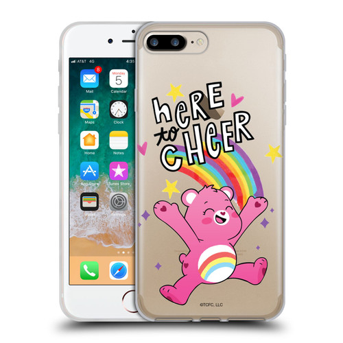 Care Bears Graphics Cheer Soft Gel Case for Apple iPhone 7 Plus / iPhone 8 Plus