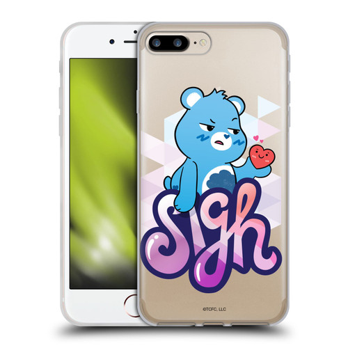 Care Bears Graphics Grumpy Soft Gel Case for Apple iPhone 7 Plus / iPhone 8 Plus