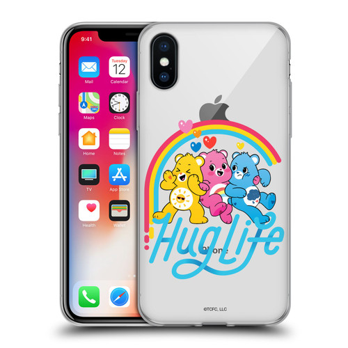 Care Bears Graphics Group Hug Life Soft Gel Case for Apple iPhone X / iPhone XS
