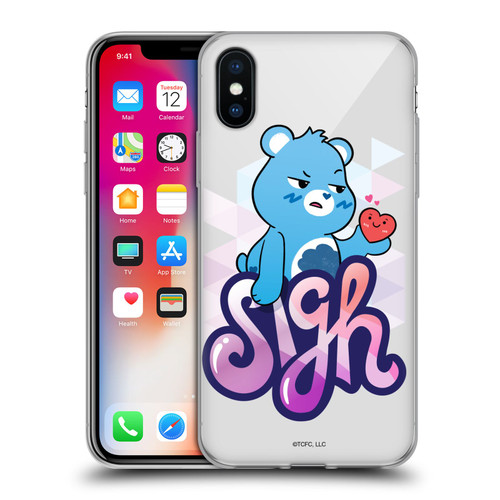 Care Bears Graphics Grumpy Soft Gel Case for Apple iPhone X / iPhone XS