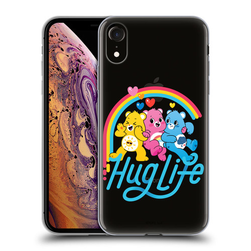 Care Bears Graphics Group Hug Life Soft Gel Case for Apple iPhone XR