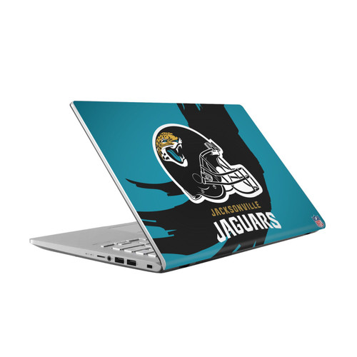 NFL Jacksonville Jaguars Sweep Stroke Vinyl Sticker Skin Decal Cover for Asus Vivobook 14 X409FA-EK555T