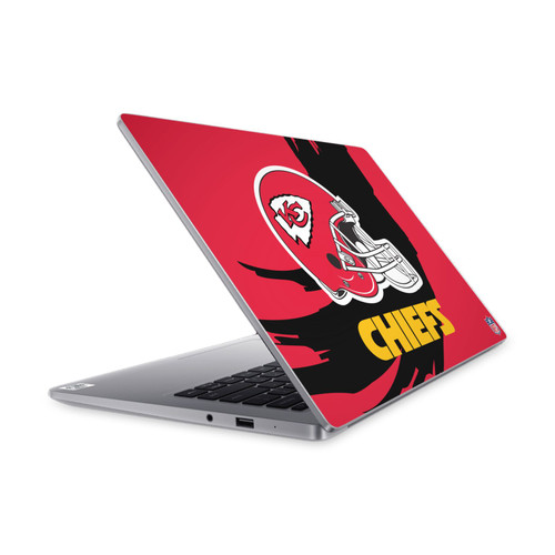 NFL Kansas City Chiefs Sweep Stroke Vinyl Sticker Skin Decal Cover for Xiaomi Mi NoteBook 14 (2020)