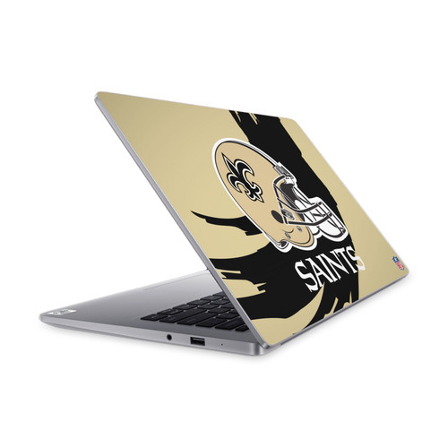 NFL New Orleans Saints Sweep Stroke Vinyl Sticker Skin Decal Cover for Xiaomi Mi NoteBook 14 (2020)