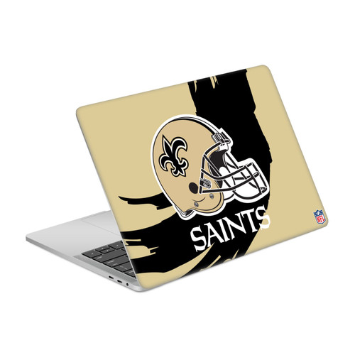 NFL New Orleans Saints Sweep Stroke Vinyl Sticker Skin Decal Cover for Apple MacBook Pro 13" A1989 / A2159