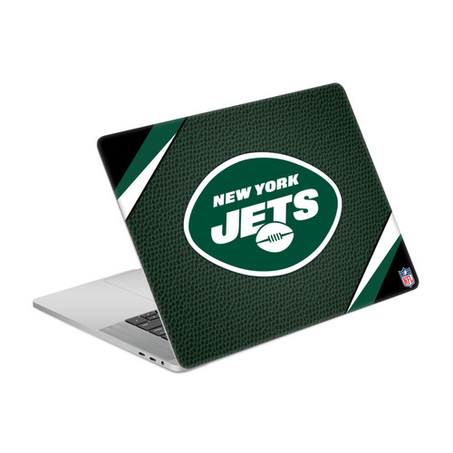 NFL New York Jets Stripe Vinyl Sticker Skin Decal Cover for Apple MacBook Pro 15.4" A1707/A1990