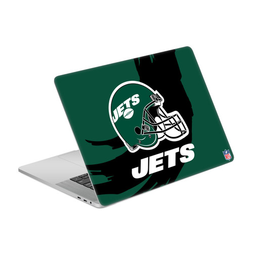 NFL New York Jets Sweep Stroke Vinyl Sticker Skin Decal Cover for Apple MacBook Pro 15.4" A1707/A1990