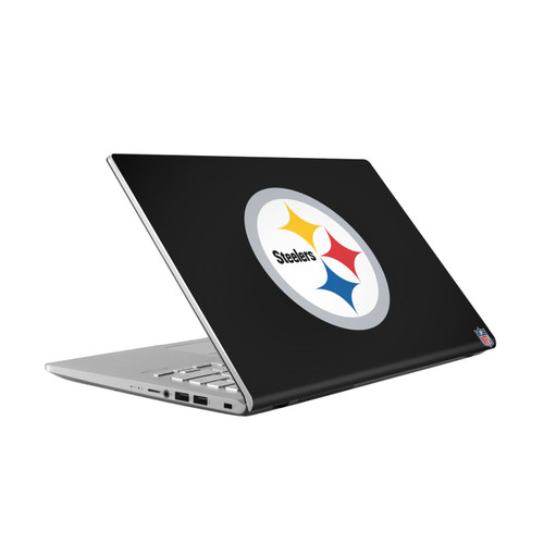 NFL Pittsburgh Steelers Plain Vinyl Sticker Skin Decal Cover for Asus Vivobook 14 X409FA-EK555T