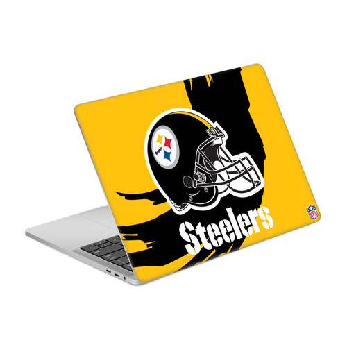 NFL Pittsburgh Steelers Sweep Stroke Vinyl Sticker Skin Decal Cover for Apple MacBook Pro 13.3" A1708