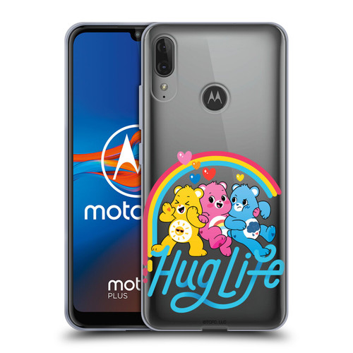 Care Bears Graphics Group Hug Life Soft Gel Case for Motorola Moto E6 Plus