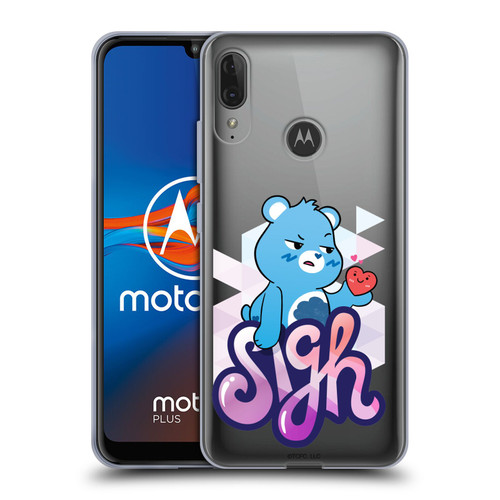Care Bears Graphics Grumpy Soft Gel Case for Motorola Moto E6 Plus