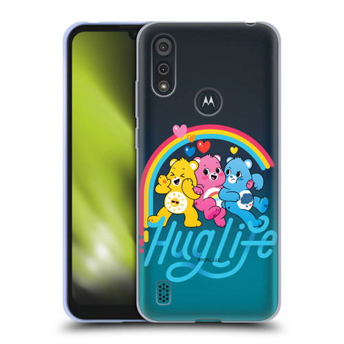 Care Bears Graphics Group Hug Life Soft Gel Case for Motorola Moto E6s (2020)